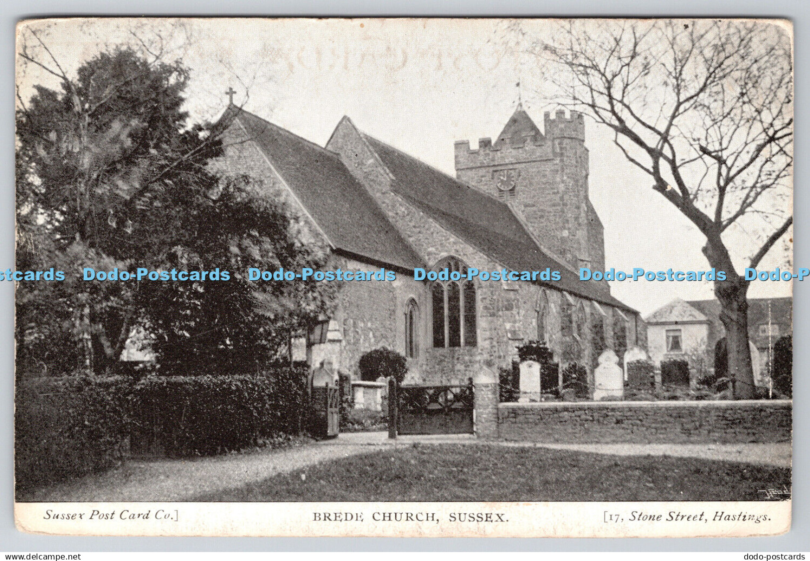 R753897 Sussex Brede Church Sussex Post Card