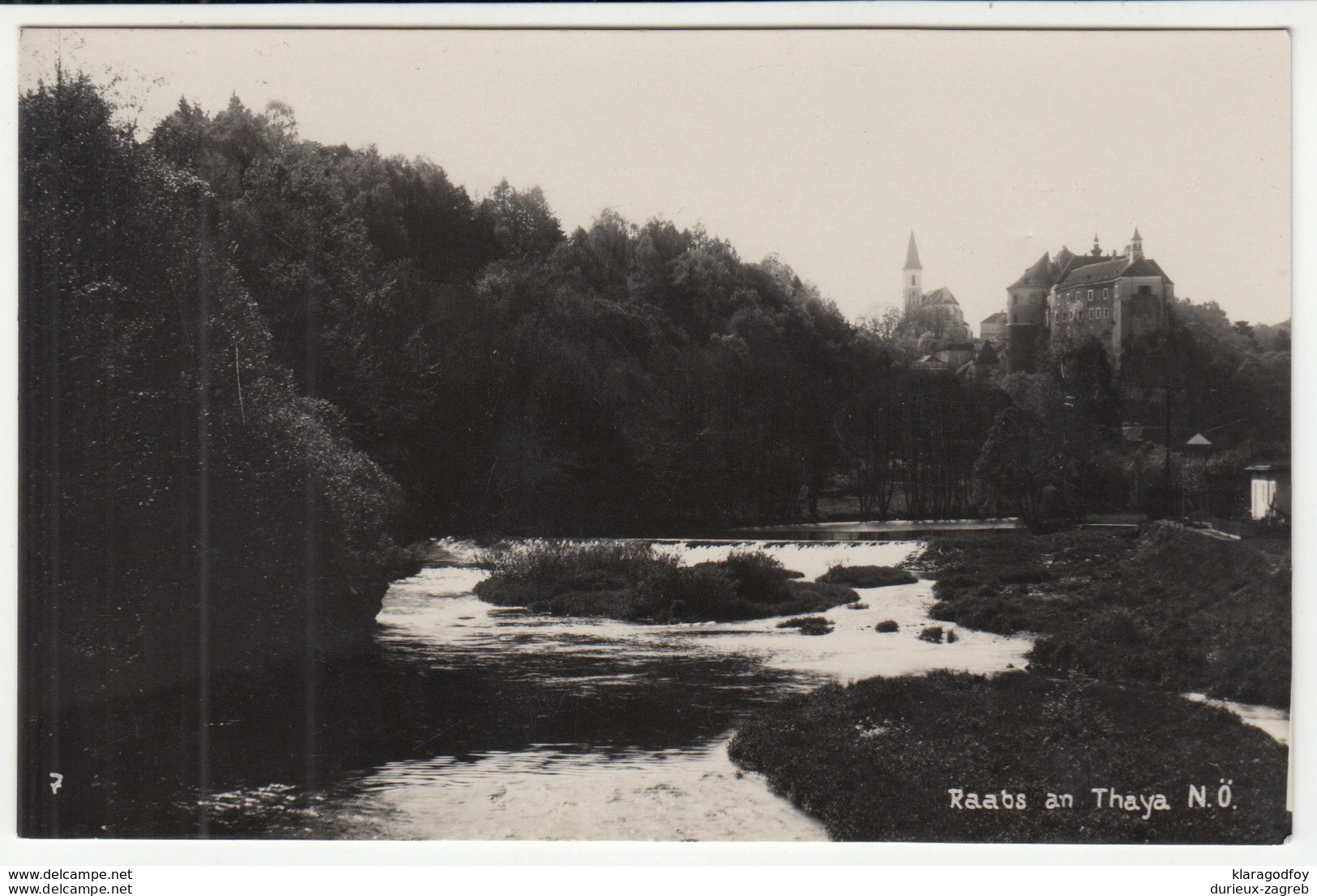 Raabs an der Thaya old postcard unused b170720