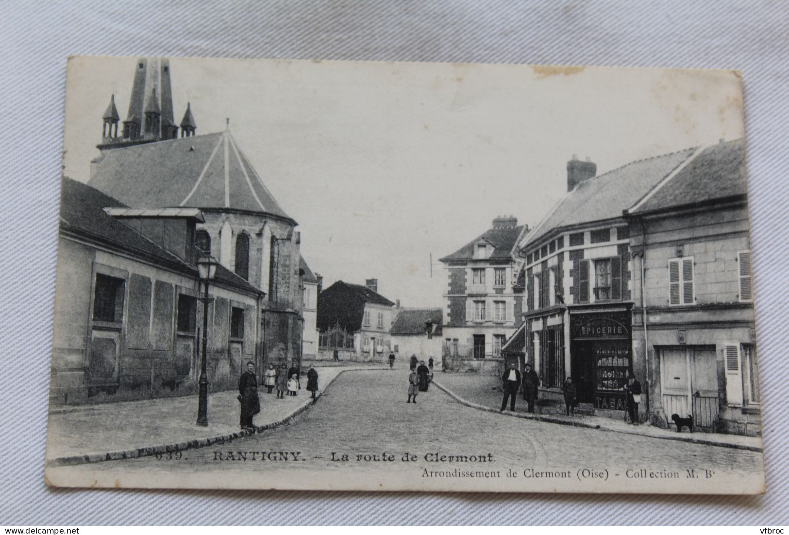 Rantigny, la route de Clermont, Oise 60