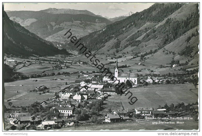 Rauris - Steinernes Meer - Foto-Ansichtskarte