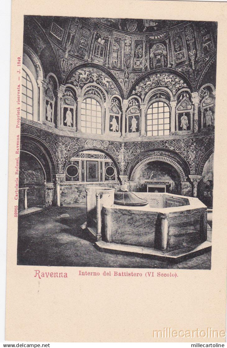 * RAVENNA - Interno del Battistero