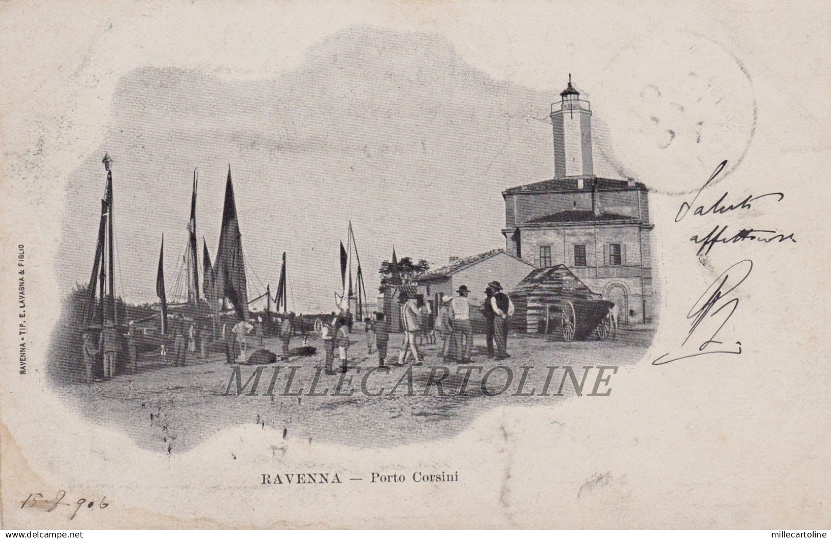 RAVENNA: Porto Corsini    1906