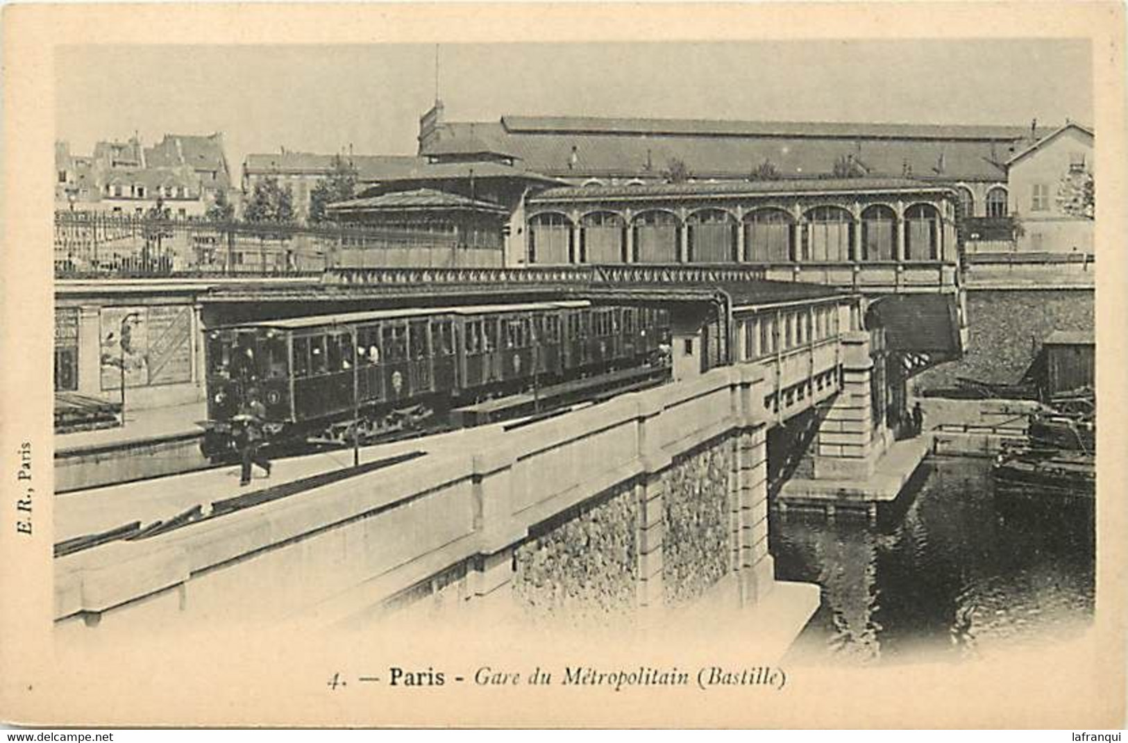 ref 461- paris - gares - gare du metropolitain - metros - metro - bastille -