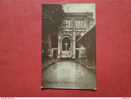 CPA  HOLYWELL ST WINEFRIDE'S BATH  VOYAGEE 1925 TIMBRE OTE