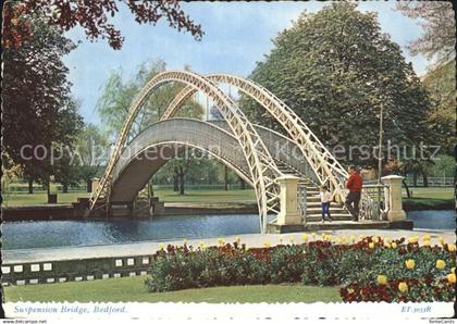 72330586 Bedford Bedfordshire Suspension Bridge