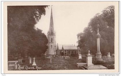 Ross Church, Ross, Herefordshire, England Postcard,