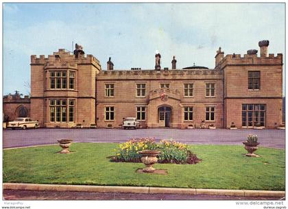 Lancashire, Dunkenhalgh hotel, old postcard travelled 1974 bb 150925