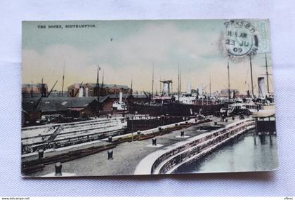 Southampton, the docks, Angleterre