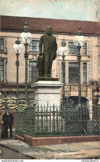 England Stoke-on-Trent Campbell statue