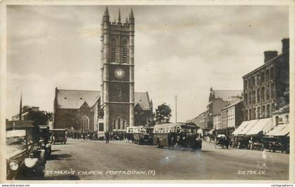 Ireland Portadown St. Mark`s Church real photo postcard