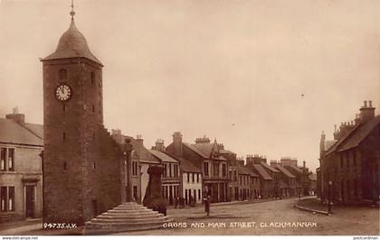 Scotland - CLACKMANNAN - Cross and Main Street