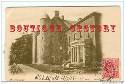 ECOSSE - METHVEN Castle - Scotland < Postcard Voyagée 1908