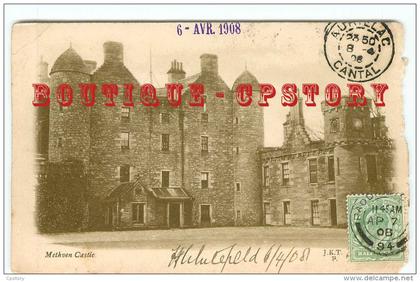 ECOSSE - METHVEN Castle - Scotland < Postcard Voyagée 1908