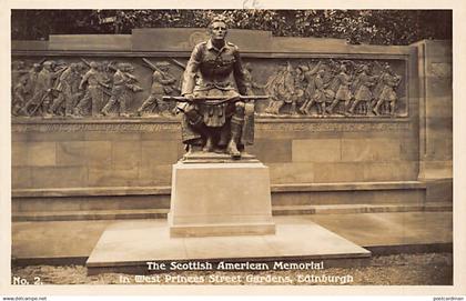 Scotland - Edinburgh - EDINBURGH The Scottish American Memorial in West Princes Street Gardens