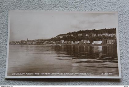 Cpsm, Gourock from the water, showing cragburn pavilion, Ecosse