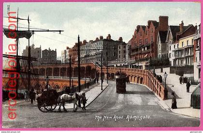 20225 - GREAT BRITAIN - VINTAGE POSTCARD - Ramsgate, The New Road