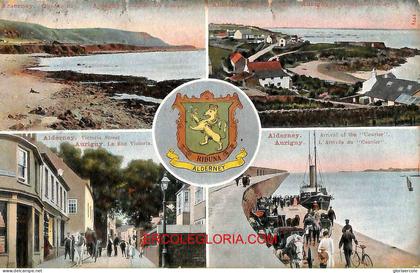 ac4475 - GB  -  VINTAGE POSTCARD:  Alderney 1908