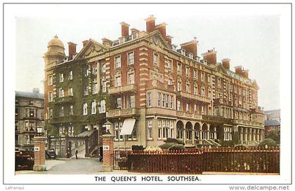 pays divers - royaume uni -ref C383- the queen s hotel -southsea  - carte bon etat  - postcard in good condition -