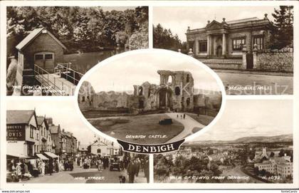 11732494 Denbigh Denbighshire Castle Dam High Street Memorial Hall