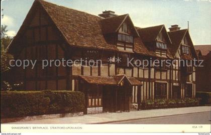 71942440 Stratford-Upon-Avon Skakespeares Birthsplace Stratford-Upon-Avon