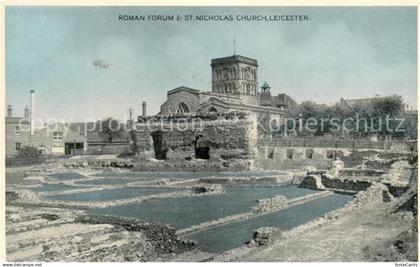 73686737 Leicester United Kingdom Roman Forum and St Nicholas Church Leicester U