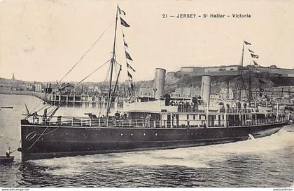 Jersey - ST. HELIER - Steamer Victoria - Publ. Unknown 21