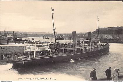 Jersey - ST. HELIER - Victoria steamship - Publ. E.L. 101