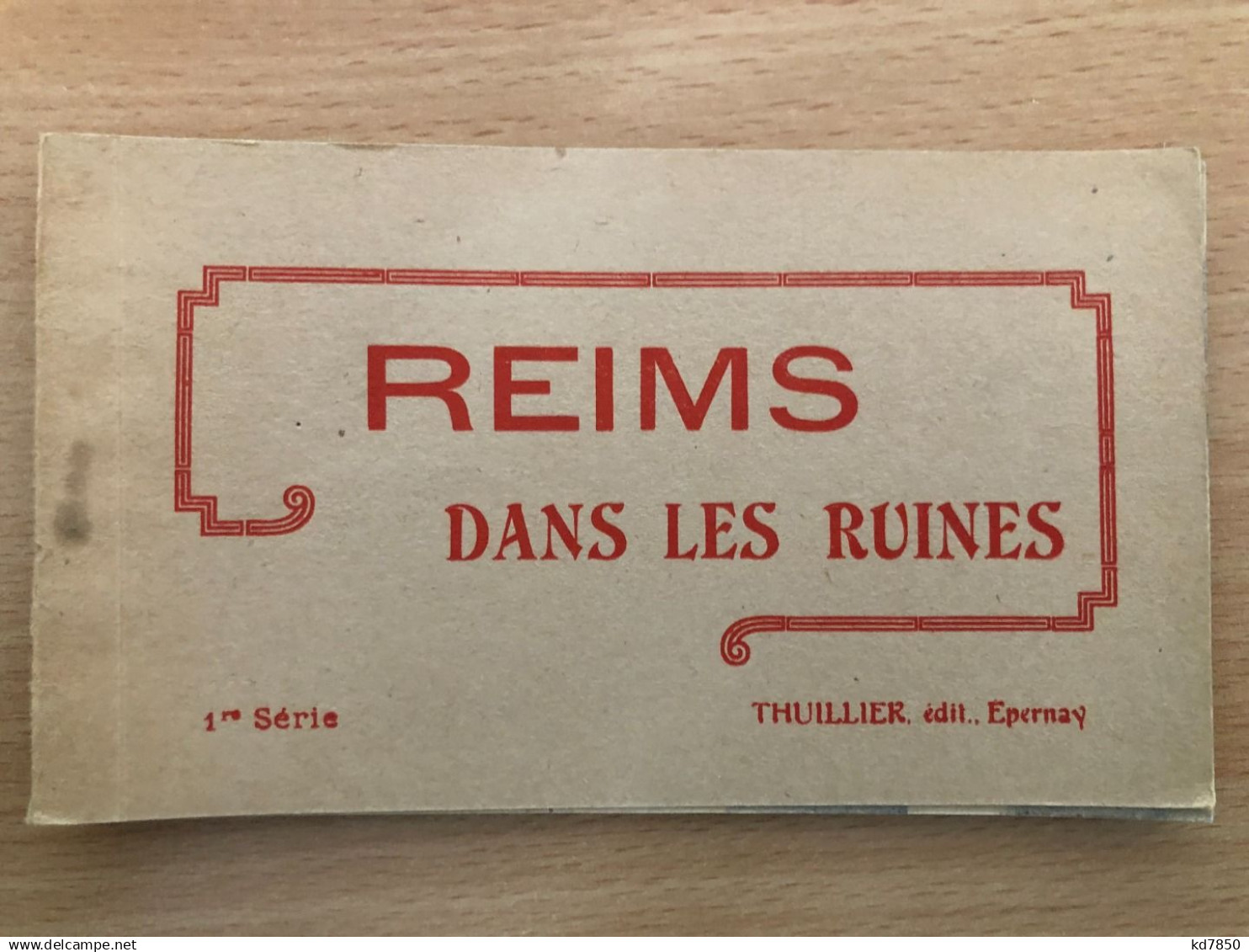 Reims - Reims dans les Ruines - Booklet 12 CPA