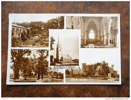 BODELWYDDAN multiview  RPPC  cca 1935-   VF   D9097