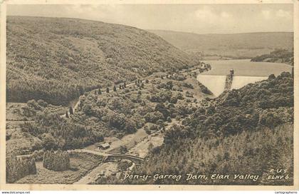 Wales Rhayader Elan Valley Pen-y-Garreg Dam