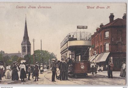 Wood Green Haringey London Suburbs Electric Tram Terminus Finsbury Park Tramway Beau Plan