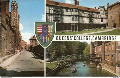 11474846 Cambridge Cambridgeshire Quenns College Wappen Cambridge