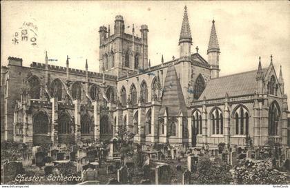 11384531 Chester Cheshire Cathedral Friedhof