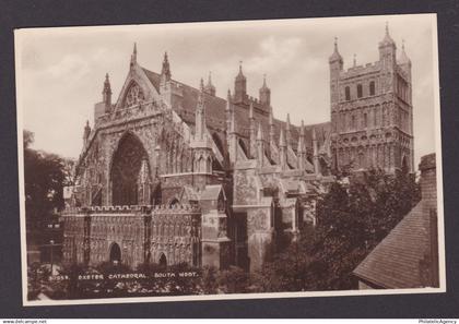 Vintage postcard, Exeter Cathedral, Unused