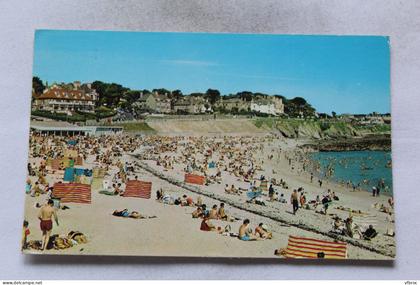 Cpsm, Falmouth, gyllyngvase beach, Angleterre