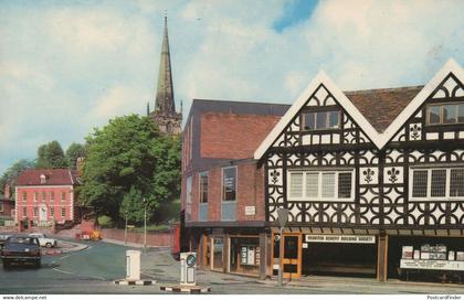 Redditch Building Society Bromsgrove Vintage 1970s Postcard