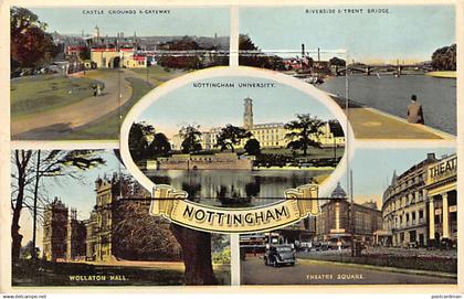 England - NOTTINGHAM - Sachet Postcard