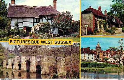 Royaume Uni - Sussex - Picturesque West Sussex - Multivues - CPM - UK - Voir Scans Recto-Verso