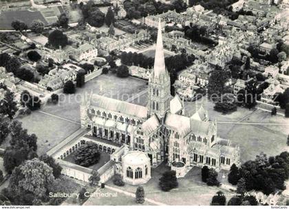 72797272 Salisbury Wiltshire Fliegeraufnahme Kathedrale Salisbury