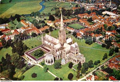 72948432 Salisbury Wiltshire Fliegeraufnahme Cathedrale Salisbury