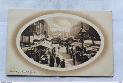 York, saturday market, Angleterre