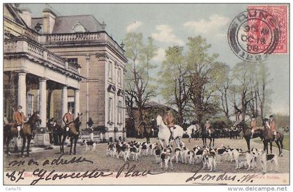 Royaume-Uni - Scotland - Berwickshire / Chasse à Courre - Postmarked Duns 1908