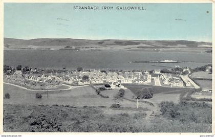 Scotland Dumfriesshire - STRANREAR from Gallowhill