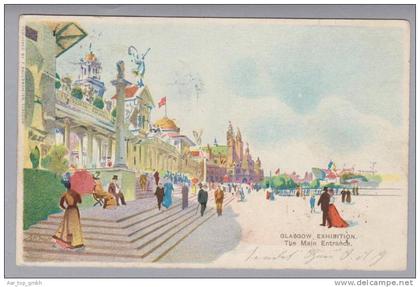 UK Lanarkshire Glasgow 1901-10-01 Litho F.Bauermeister