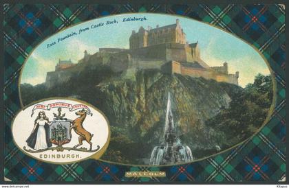 EDINBURGH vintage postcard Scotland