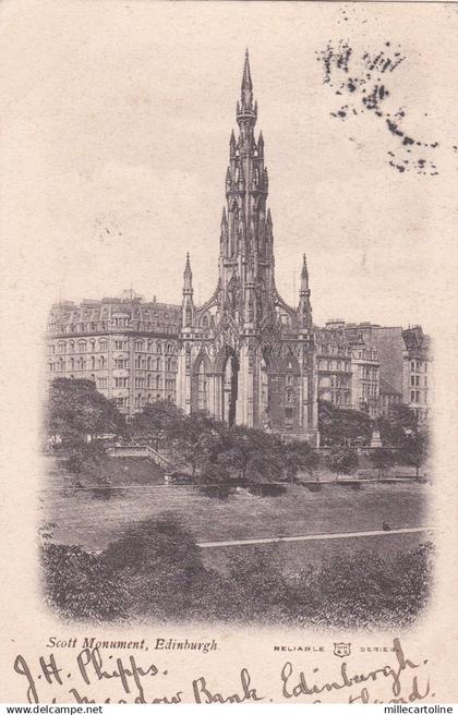 SCOTLAND - Edinburgh - Scott Monument 1903