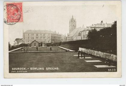 ROYAUME UNI - SCOTLAND - ECOSSE - GOUROCK - Bowling Greens (joueurs de boules )