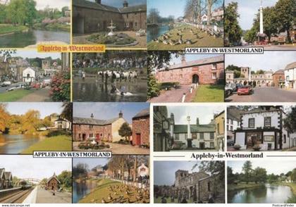 Appleby In Westmorland 4x Postcard incl Tourist Centre Almshouses Moot Hall
