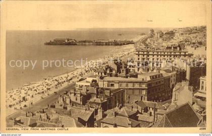 72249348 Hastings East Sussex General View from Hastings Castle Hastings East Su