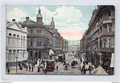 Northern Ireland - BELFAST - Royal Avenue - Streetcar